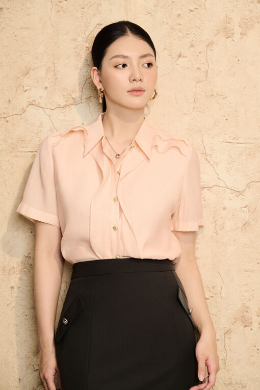 Sơ mi CT can bong vai nẹp