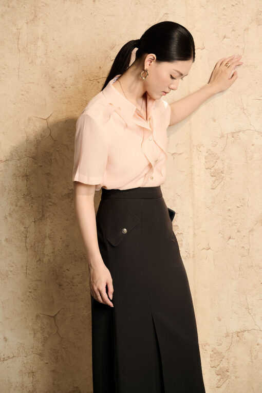 Sơ mi CT can bong vai nẹp