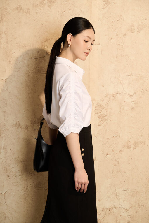 Sơ mi CT tay nhúm điệu