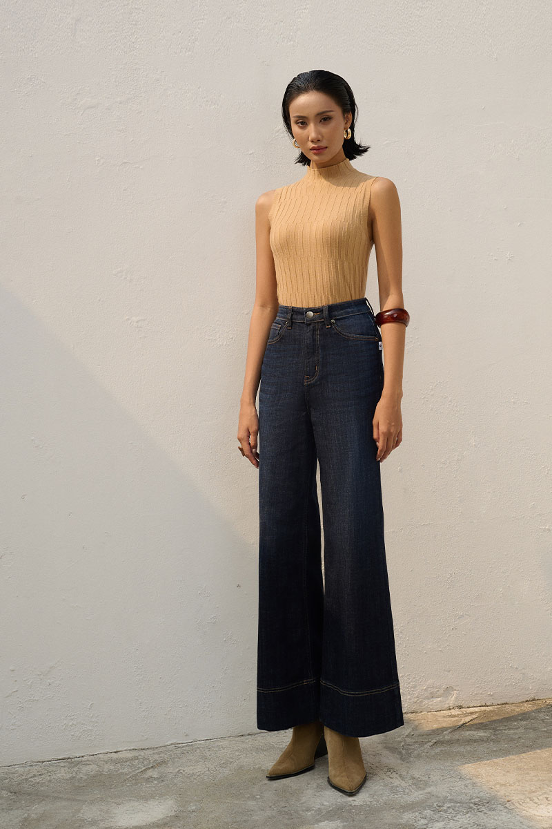 quần bò ống loe