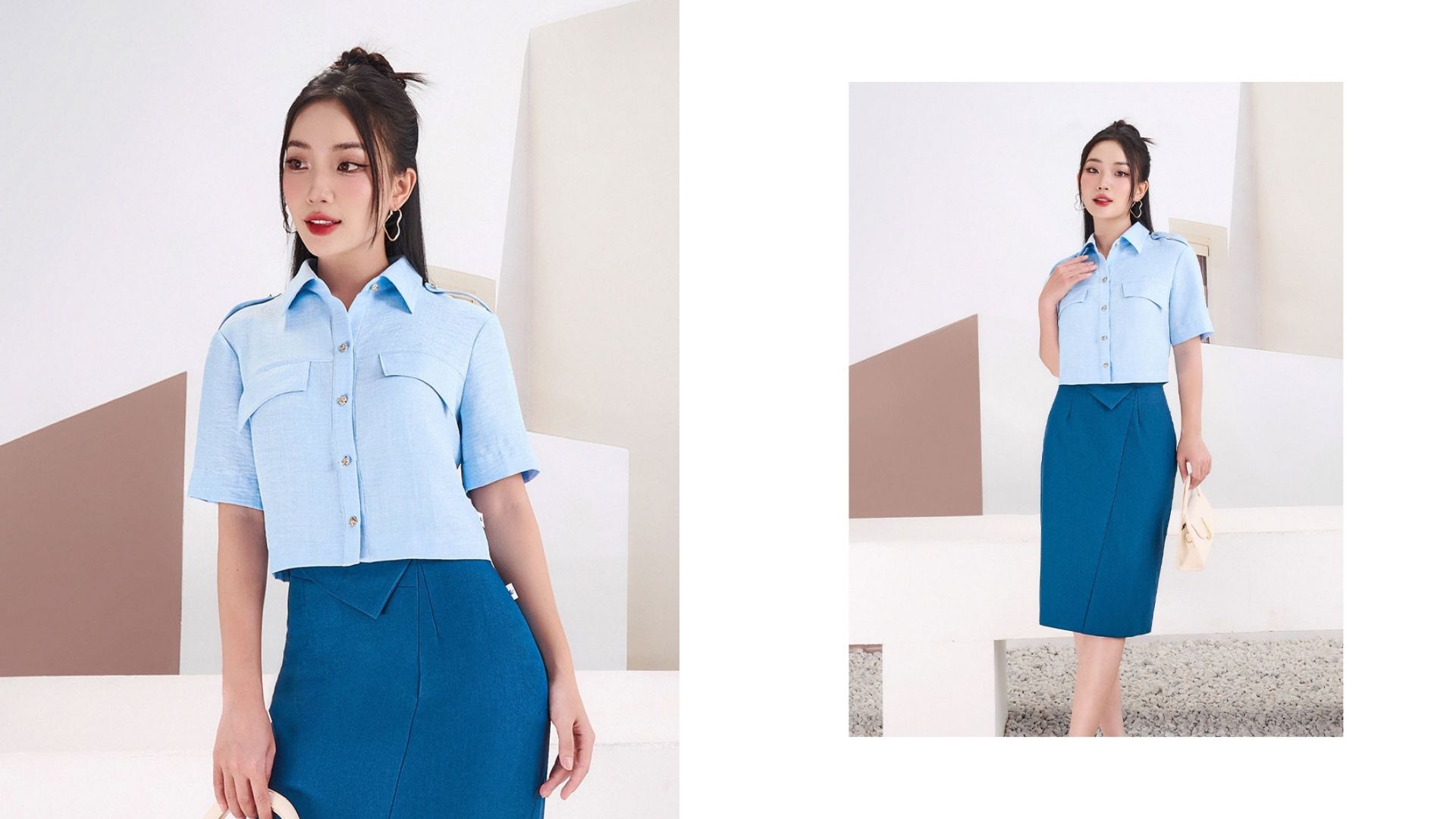 chân váy bút chì