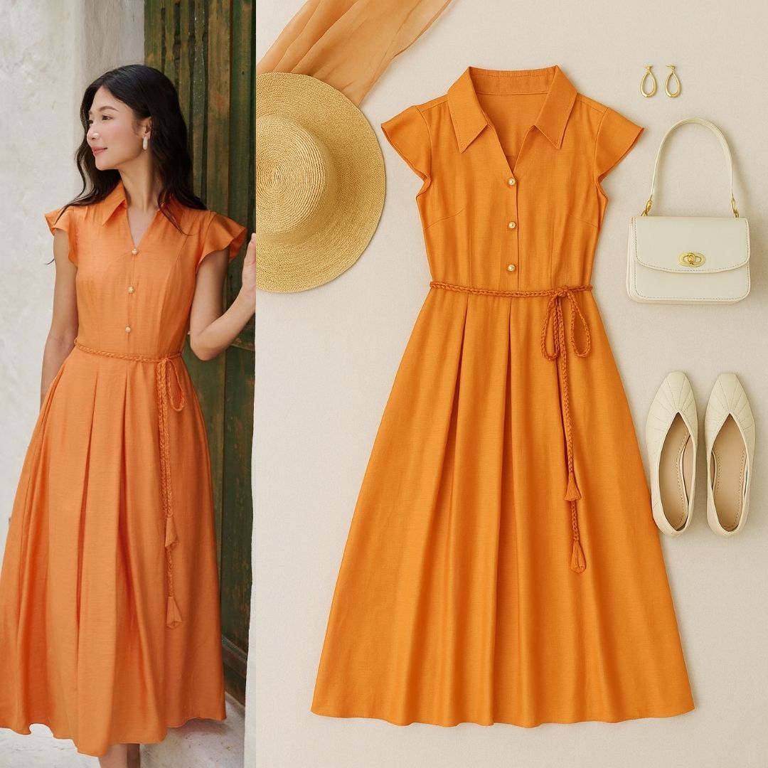 đầm xòe cánh tiên