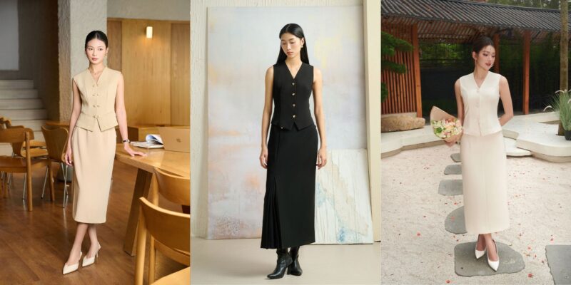 áo khoác gile nữ