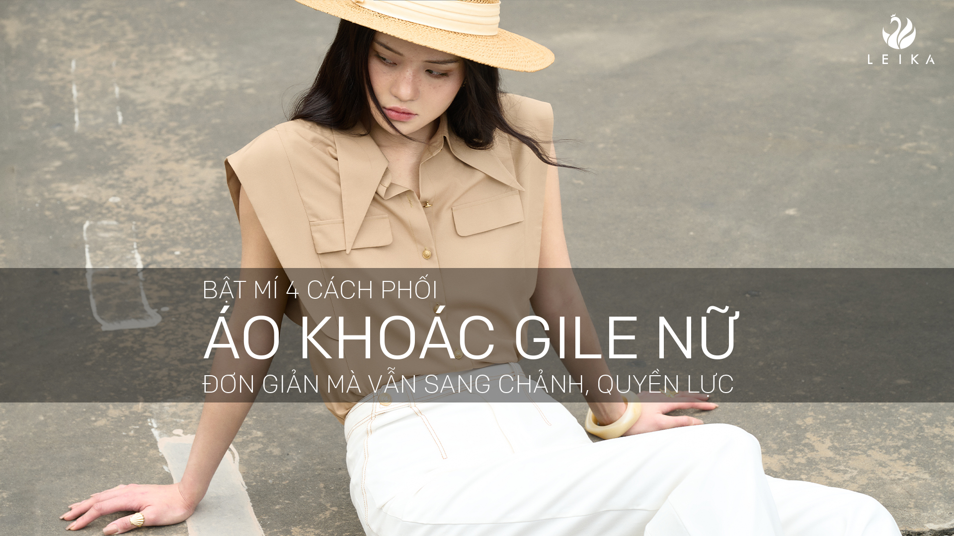 áo khoác gile nữ