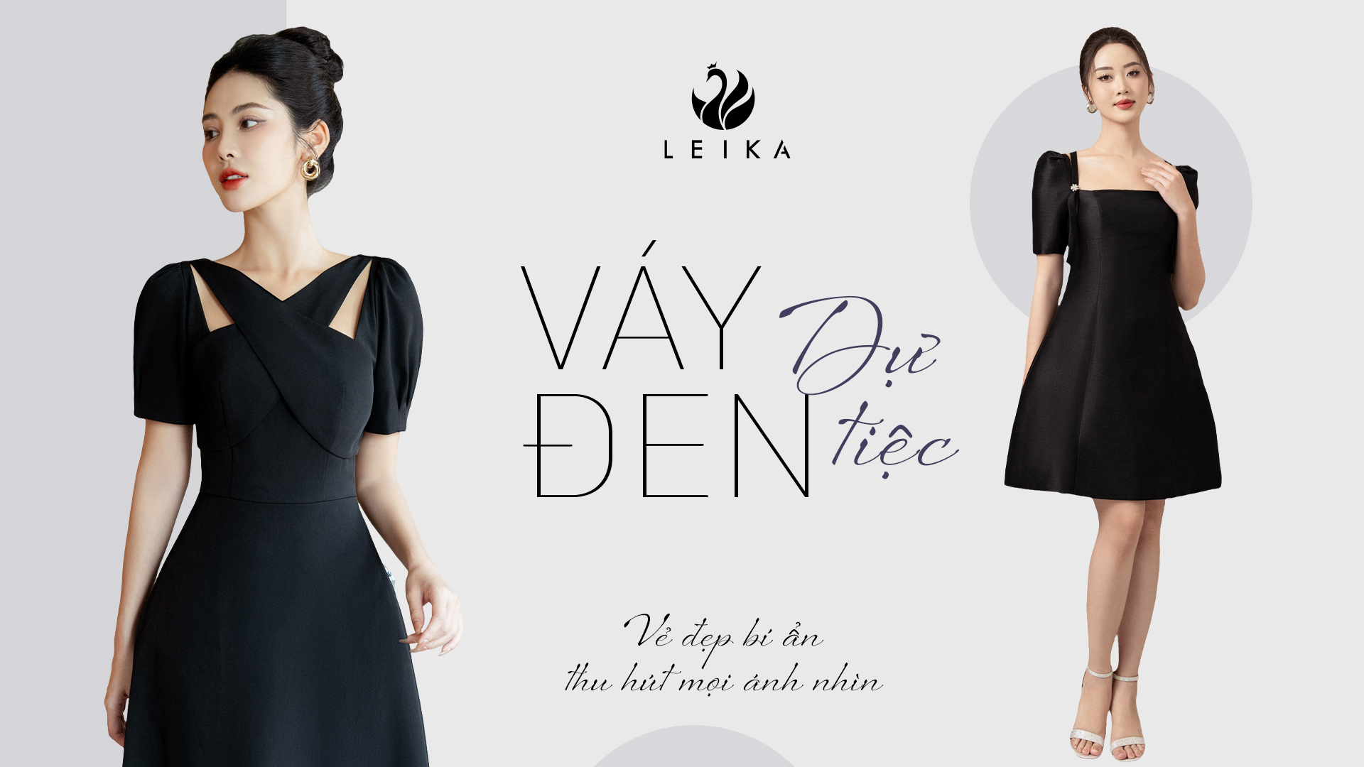 váy đen dự tiệc