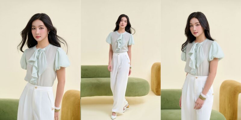 phối đồ co người gầy