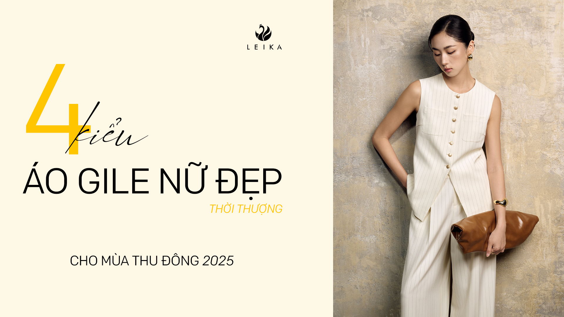 kiểu áo gile nữ đẹp