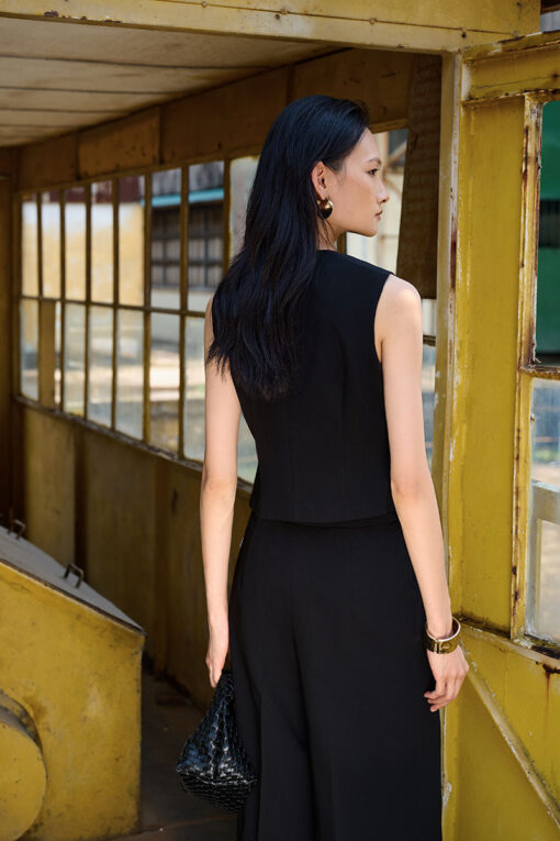 Áo kiểu SN vạt chéo cá lệch eo