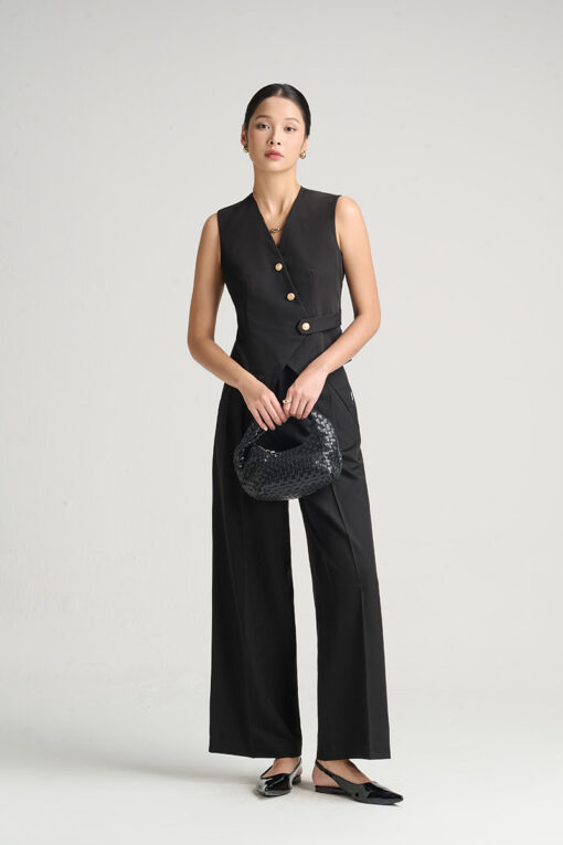 Áo kiểu CT croptop can ngực cơi giả