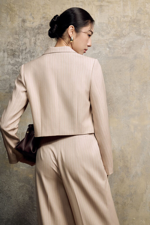 Áo vest croptop cơi ngực giả túi