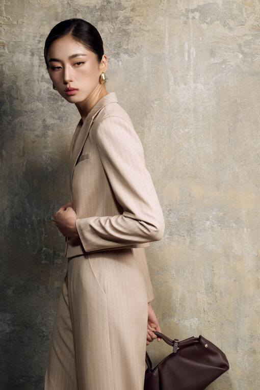 Áo vest croptop cơi ngực giả túi