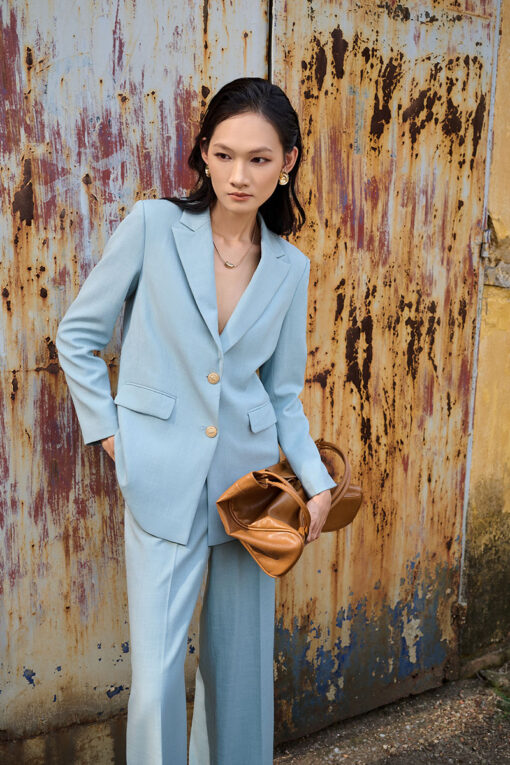 Áo vest suông túi cơi 2 viền có nắp