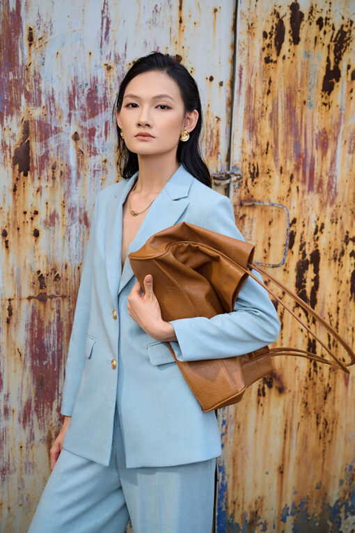 Áo vest suông túi cơi 2 viền có nắp