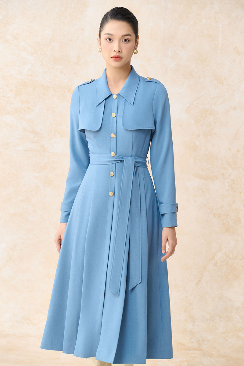 váy suông dài qua gối