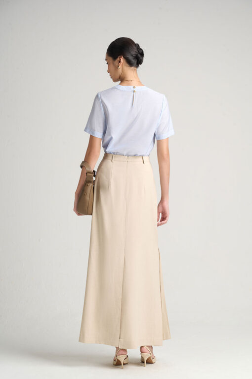 Sơ mi CT cổ tròn túi ốp ngực