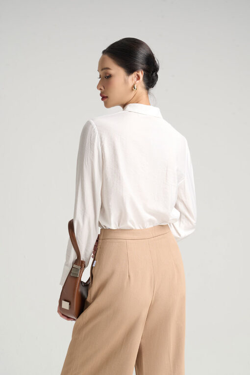 Sơ mi DT can lé kẹp túi ốp ngực