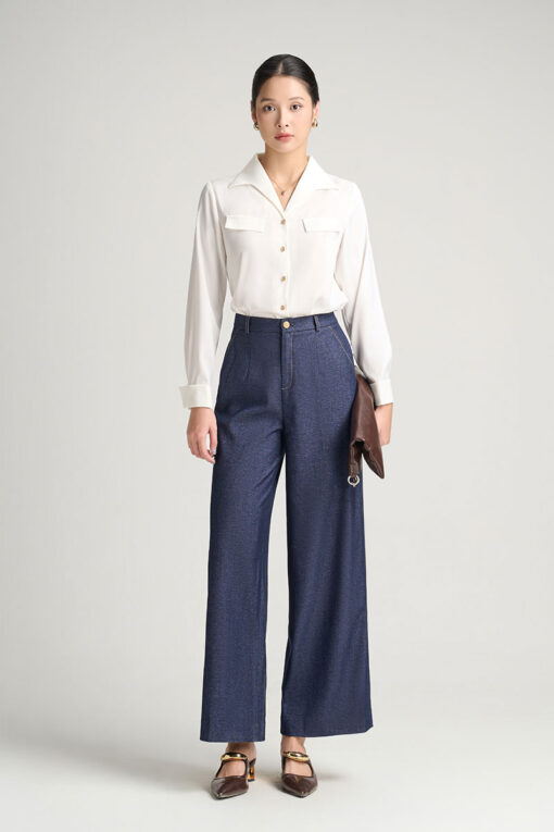 Quần suông giả bò diễu đỉa