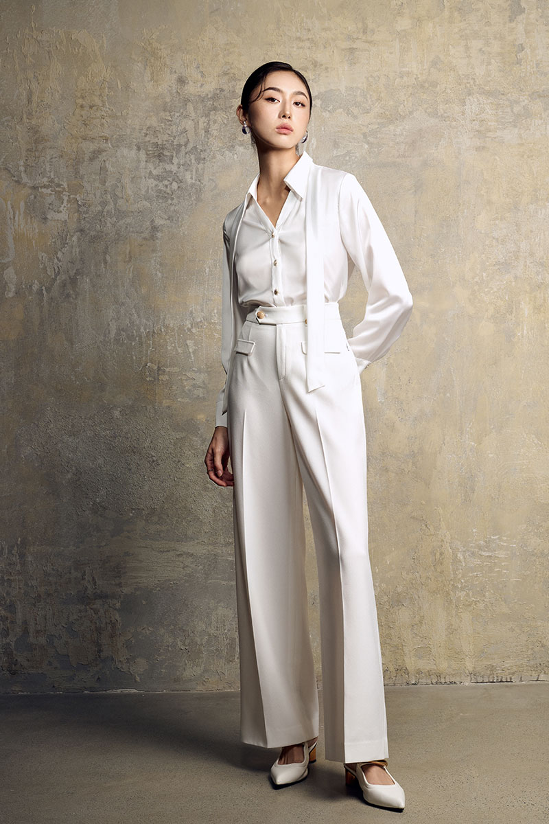 Quần suông quai nhê bản to nắp túi ốp