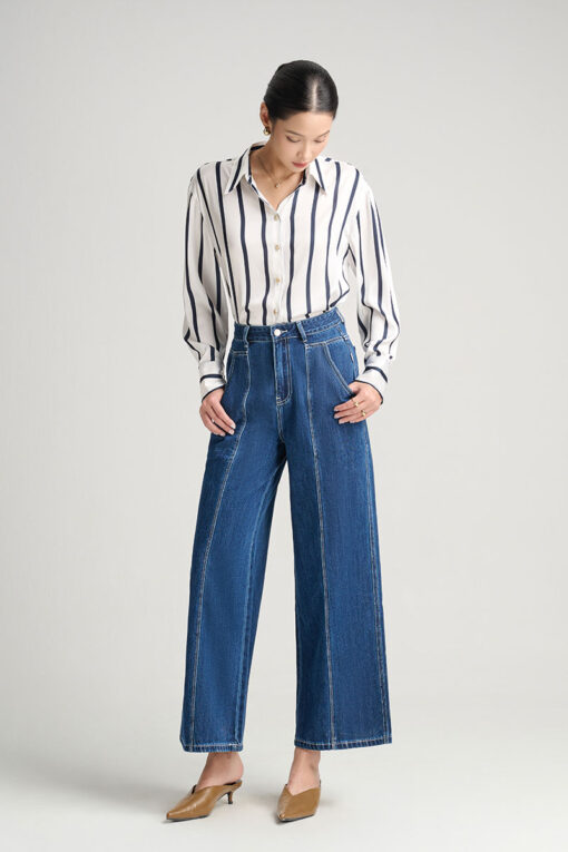 Sơ mi DT suông kẻ sọc