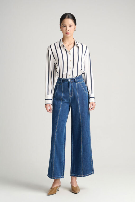 Sơ mi DT suông kẻ sọc