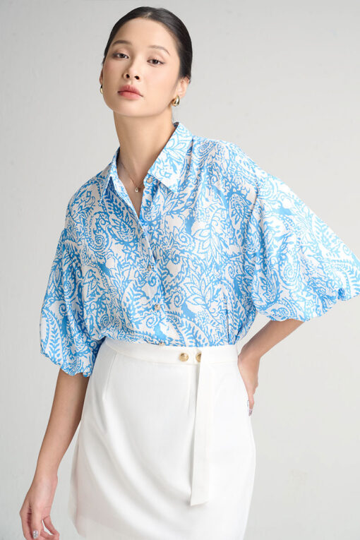 Sơ mi LT vai chờm tay chuông