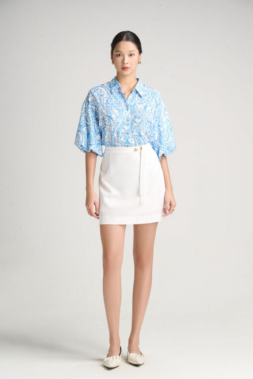 Chân váy A đai buông