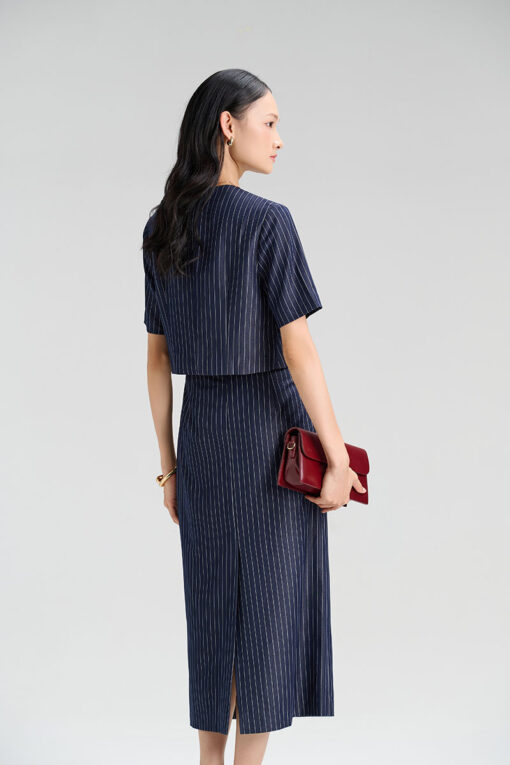 Áo kiểu CT croptop cổ V cơi giả