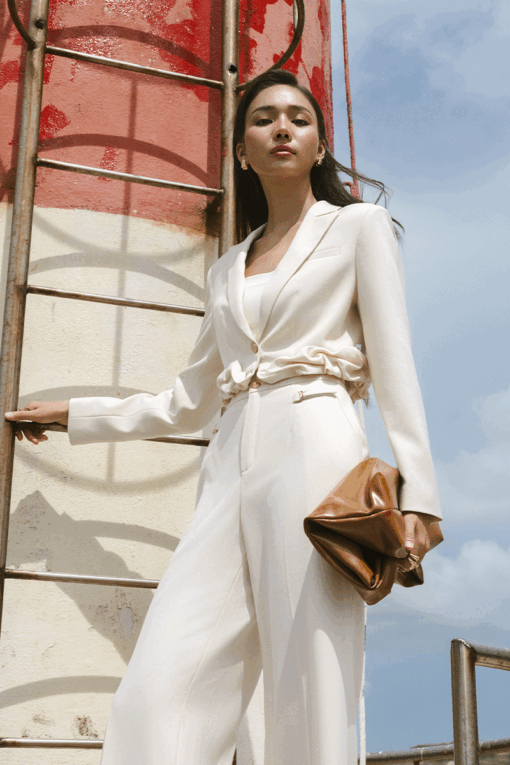 Áo vest croptop gấu can xoắn bèo