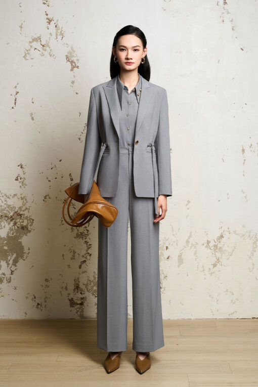 Quần suông túi chéo cá đè cạp