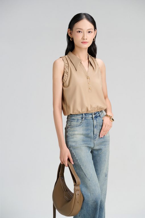 Sơ mi SN nhún bản nách