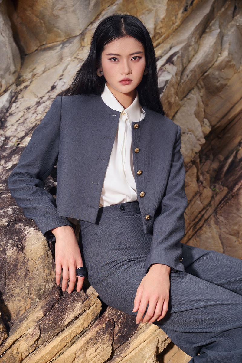 cổ áo vest nữ đẹp