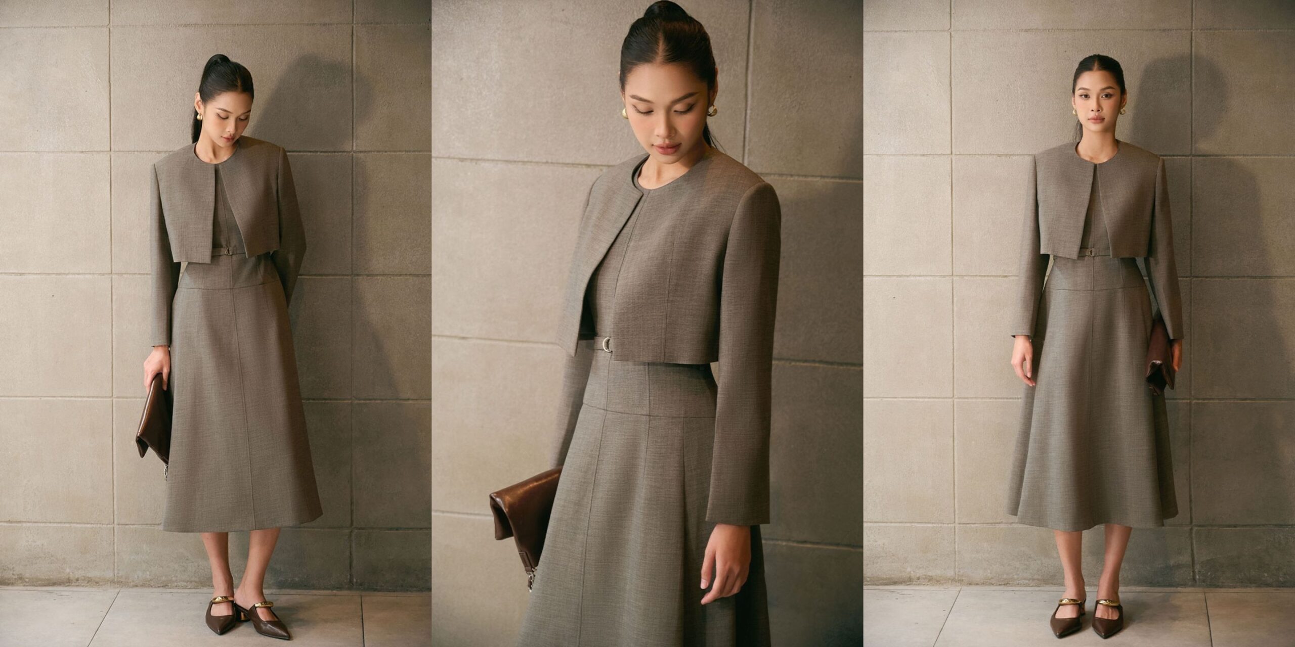 phối đồ với áo blazer nữ