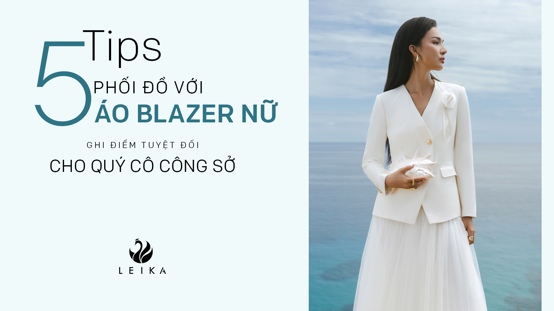 phối đồ với áo blazer nữ