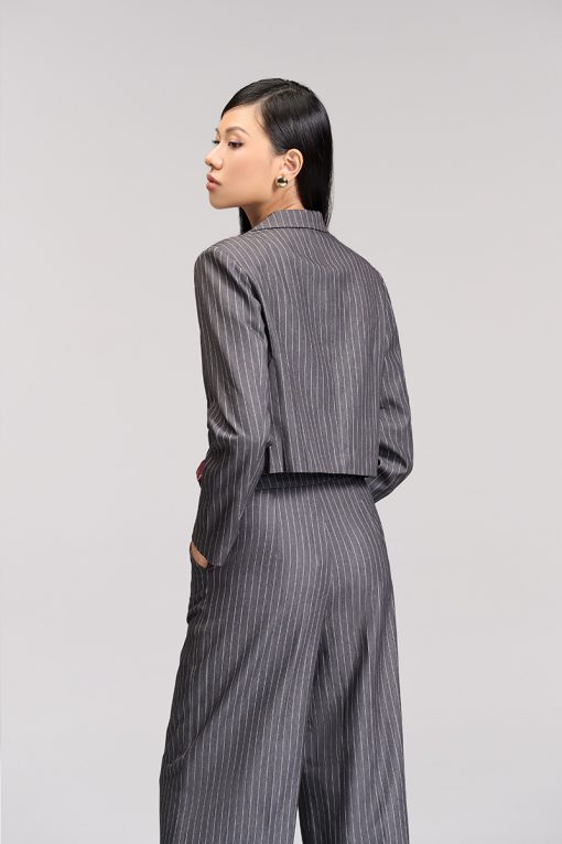 Áo vest croptop cơi ngực giả túi