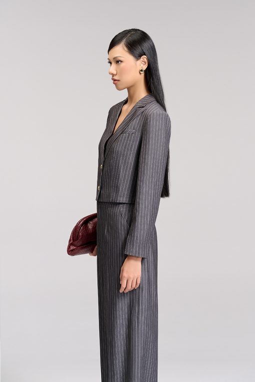 Áo vest croptop cơi ngực giả túi