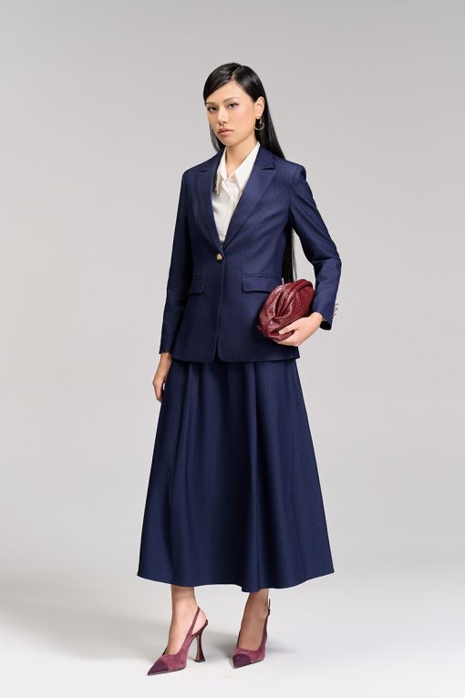 Chân váy xoè cạp liền đính đỉa TT