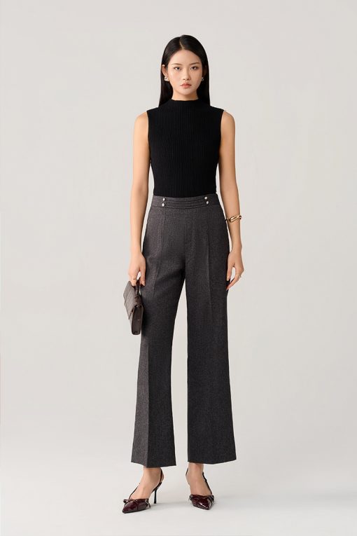 Quần loe moi giả cạp bấu mí