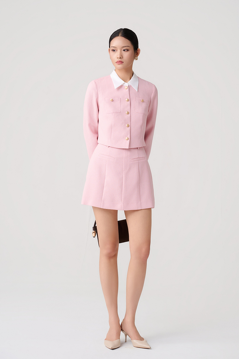 Quần sooc giả váy diễu moi giả