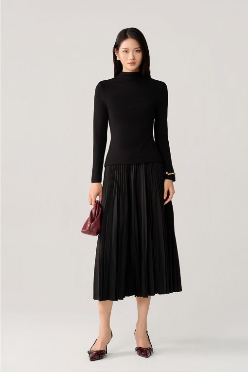 Áo thun DT cổ leo dúm eo sau