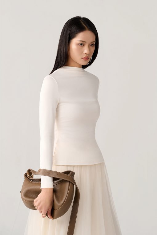 Áo thun DT cổ leo dúm eo sau