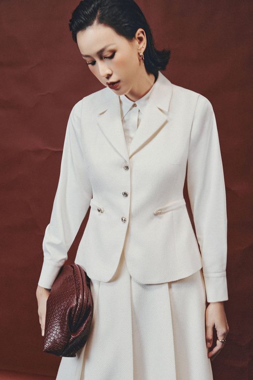 Áo khoác gile eo đính cá TT