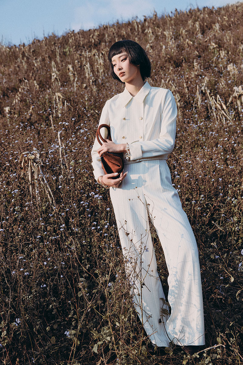 Quần suông xếp ly đè cơi giả TT