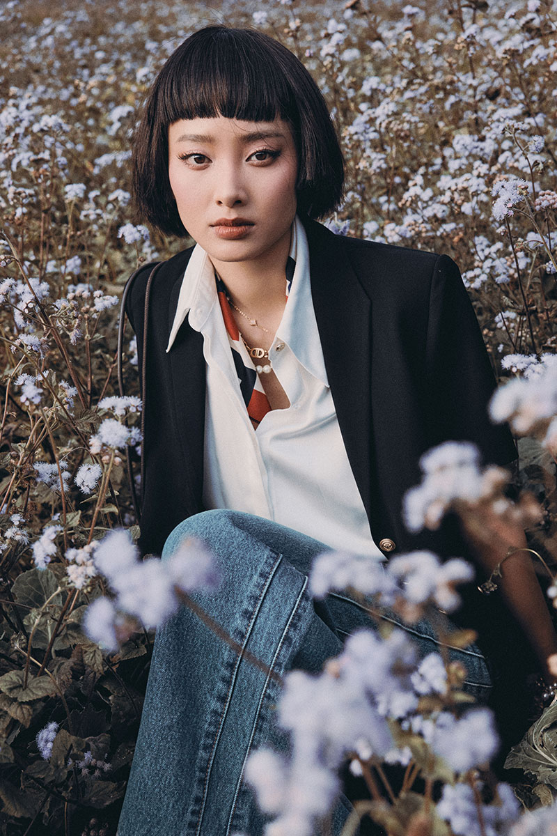 Áo vest CT cổ sam cá nắp túi