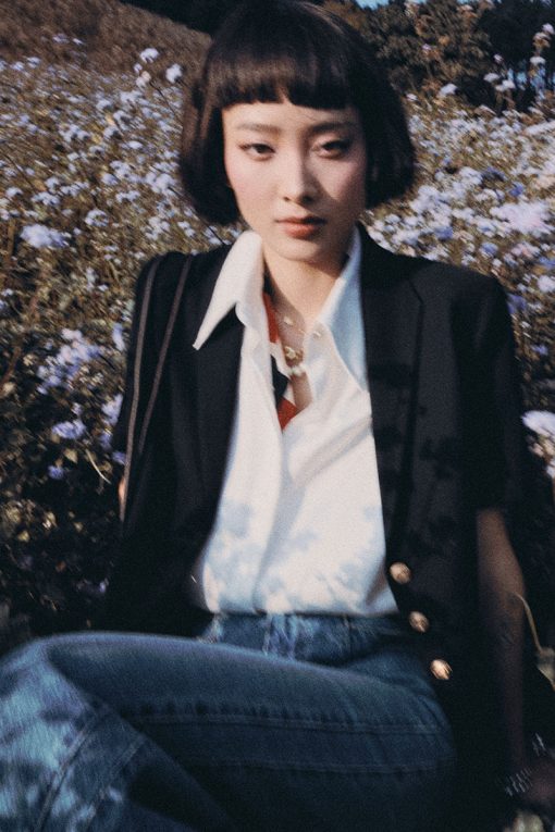 Áo vest CT cổ sam cá nắp túi