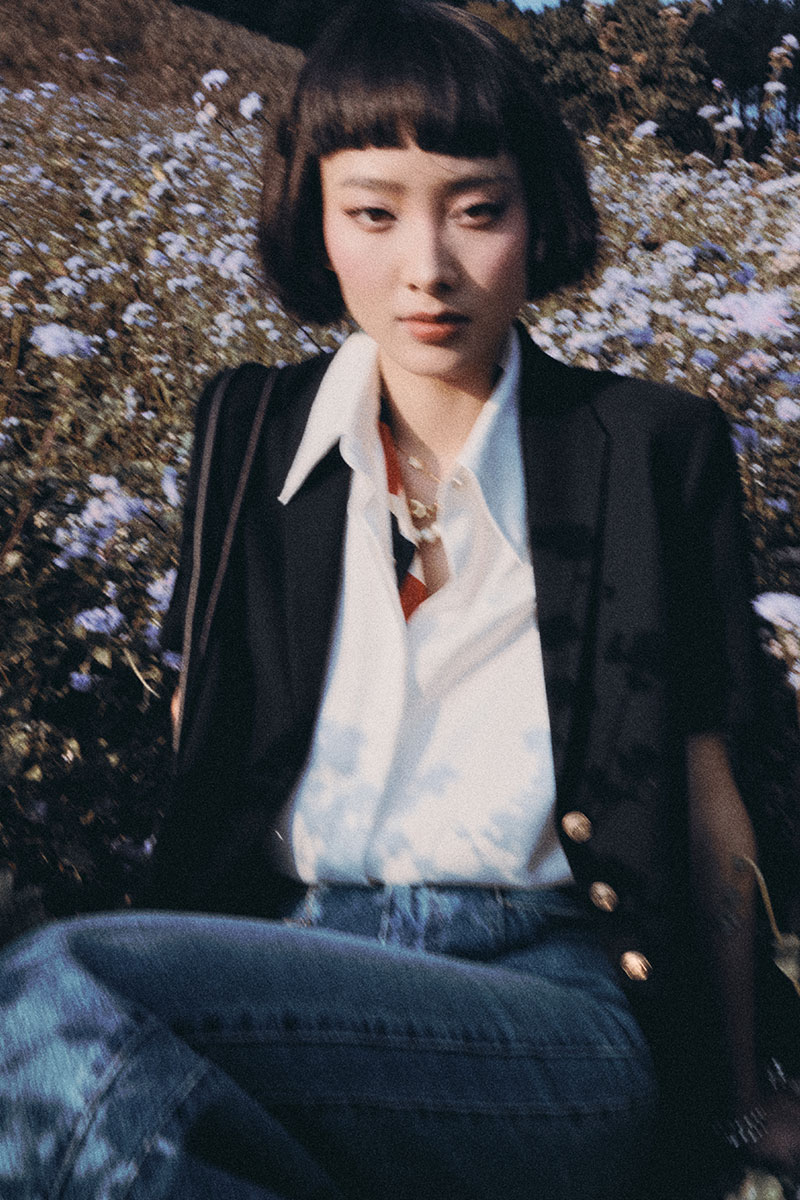 Áo vest CT cổ sam cá nắp túi